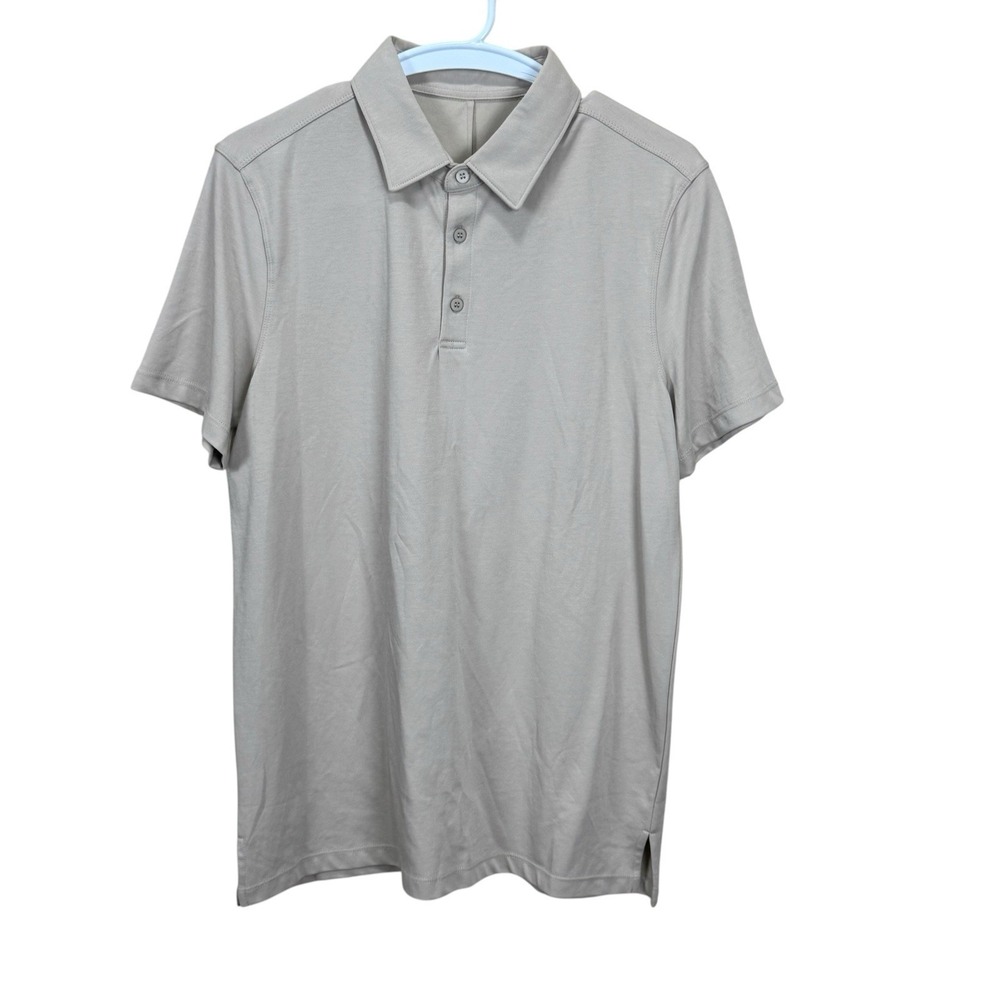 Jack Archer Tech Polo Shirt Mens M Medium Short Sleeve Sand Dune Beige Tan NWOT
